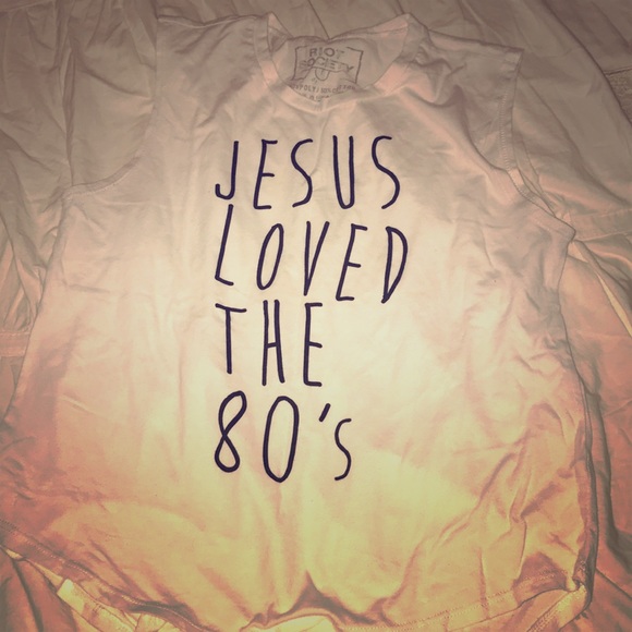 riot society Tops - White shirt with slogan